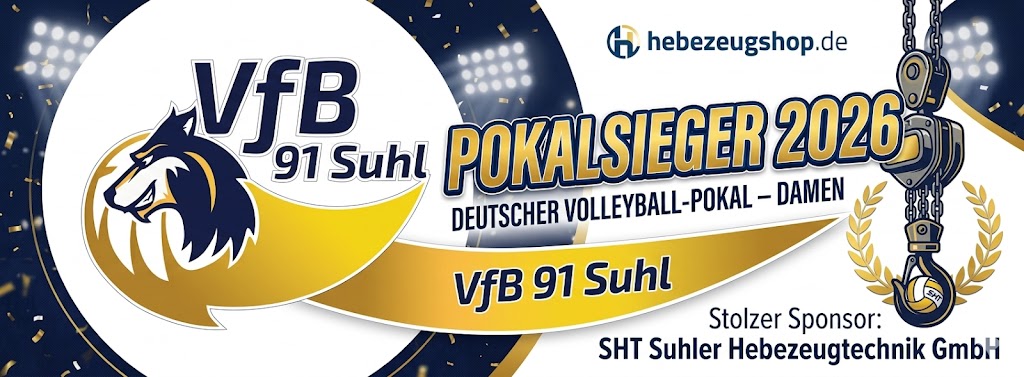 VfB 91 Suhl - Deutscher Pokalsieger Volleyball 2026