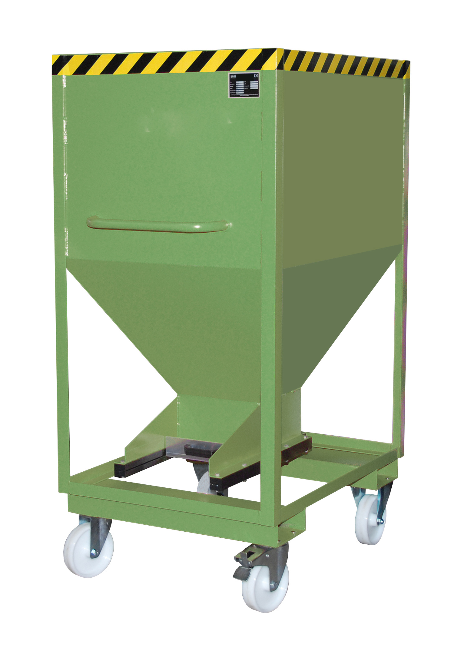 Silobehälter Typ SRE-D RAL 6011 Resedagrün