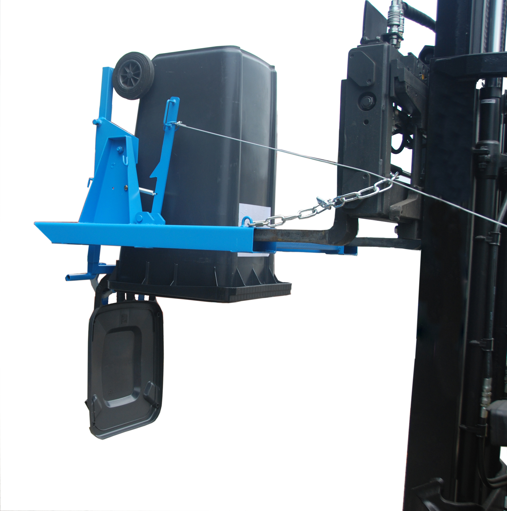 Mülltonnen-Kipper Typ MK RAL 5012 Lichtblau