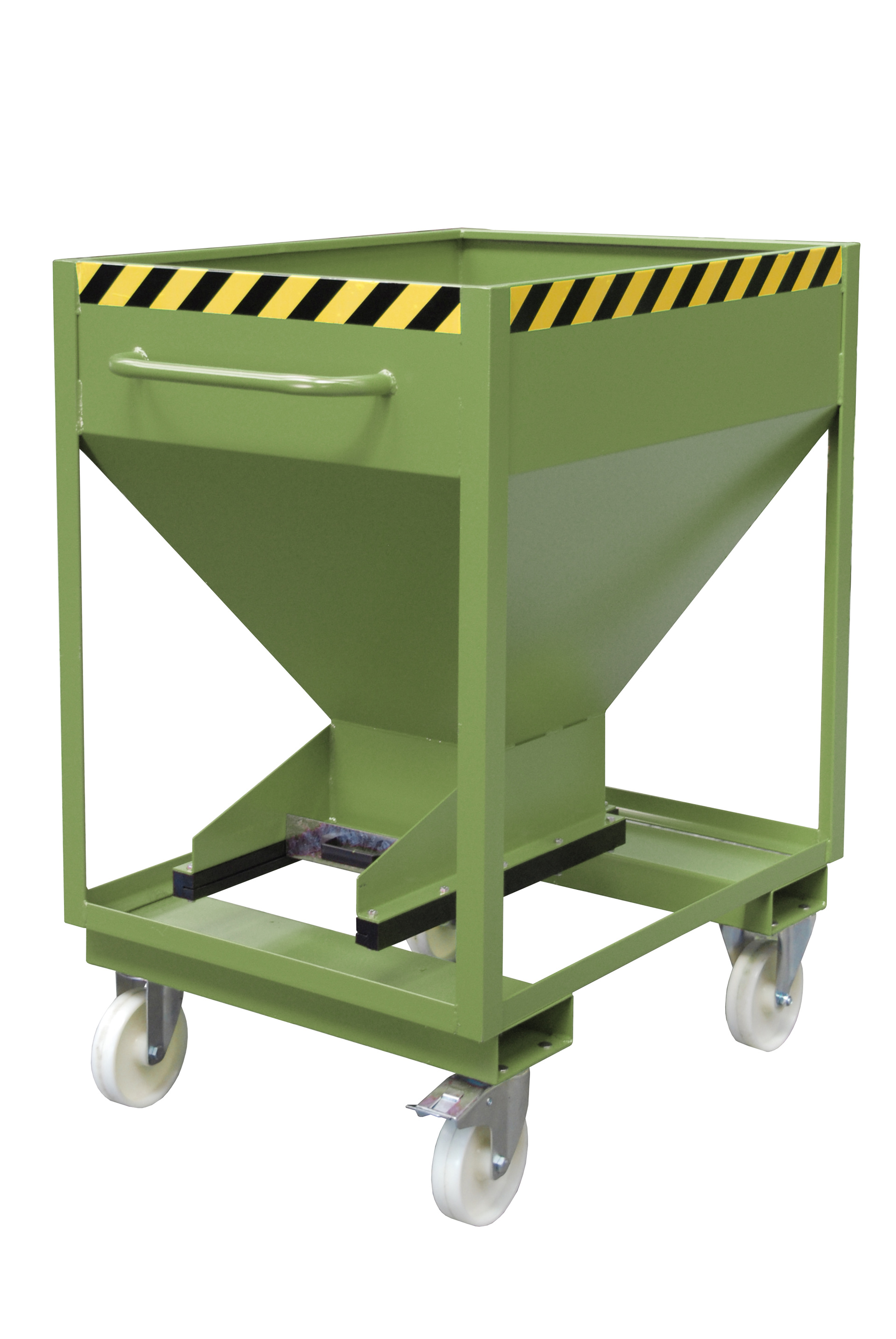 Silobehälter Typ SRE-D RAL 6011 Resedagrün