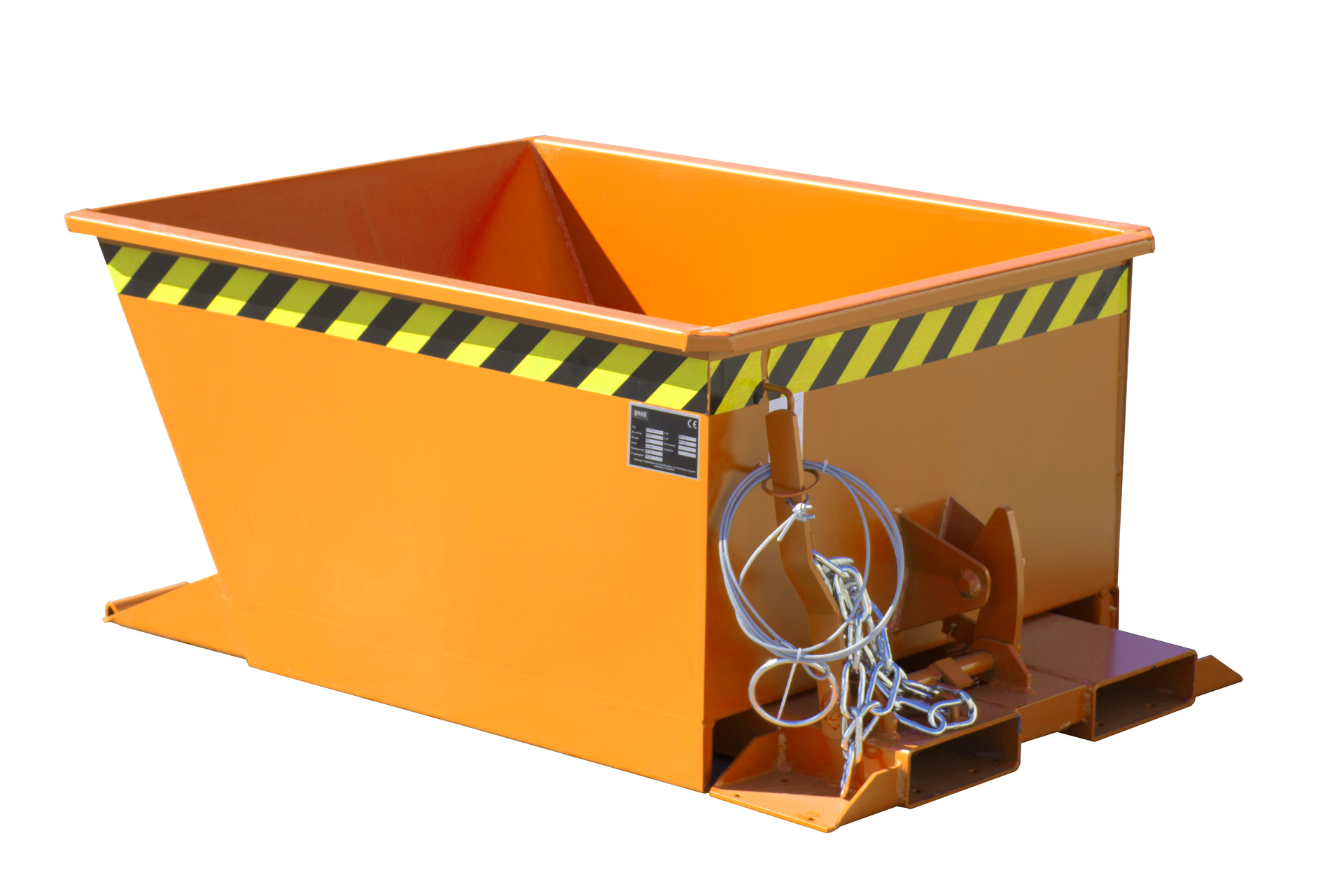 Kippbehälter Typ GU-RZ RAL 2000 Gelborange