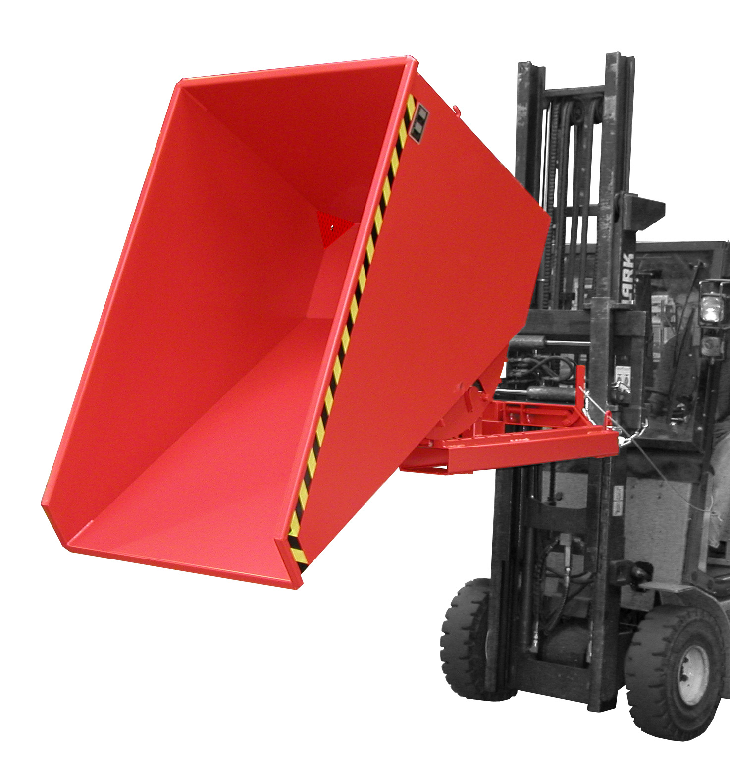 Spänebehälter Typ EXPO®-E RAL 3000 Feuerrot