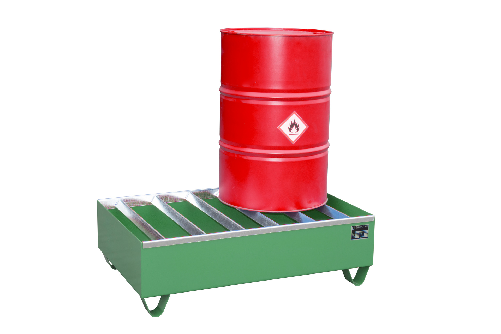 Profilwanne Typ PW RAL 6011 Resedagrün