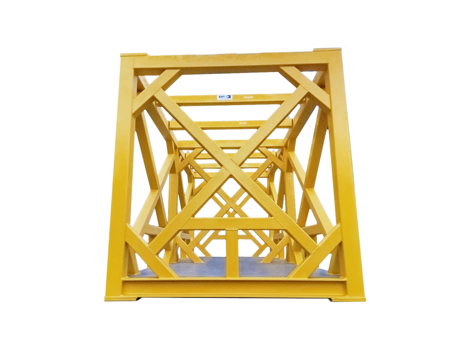 Testgewichterahmen / Prüfrahmen Container - Ansicht