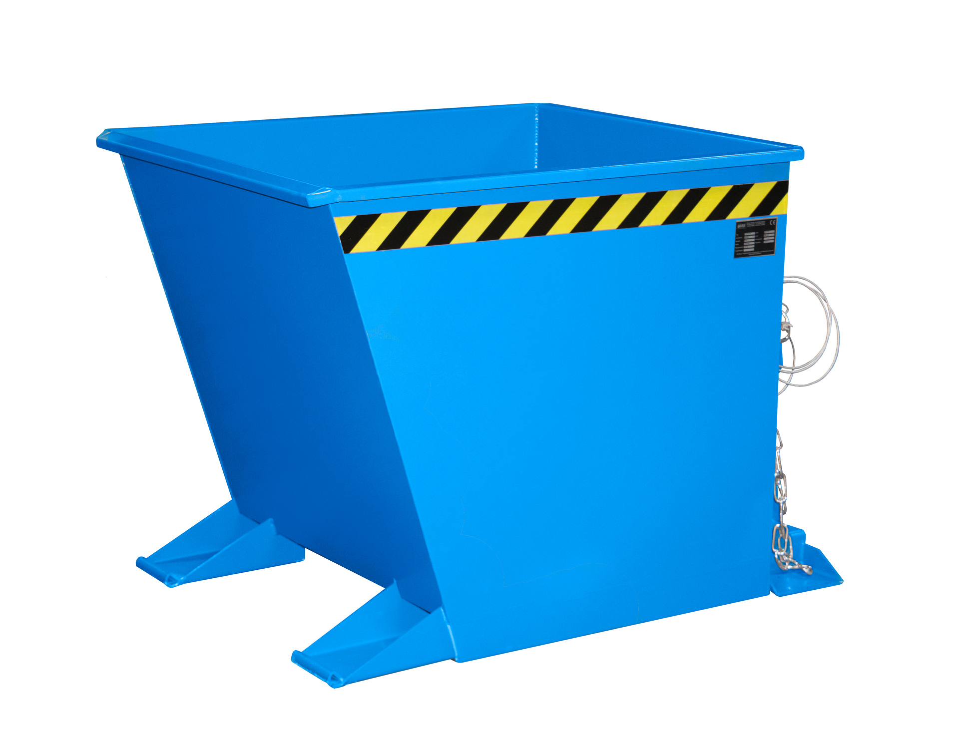 Spänebehälter Typ SGU-RZ RAL 5012 Lichtblau