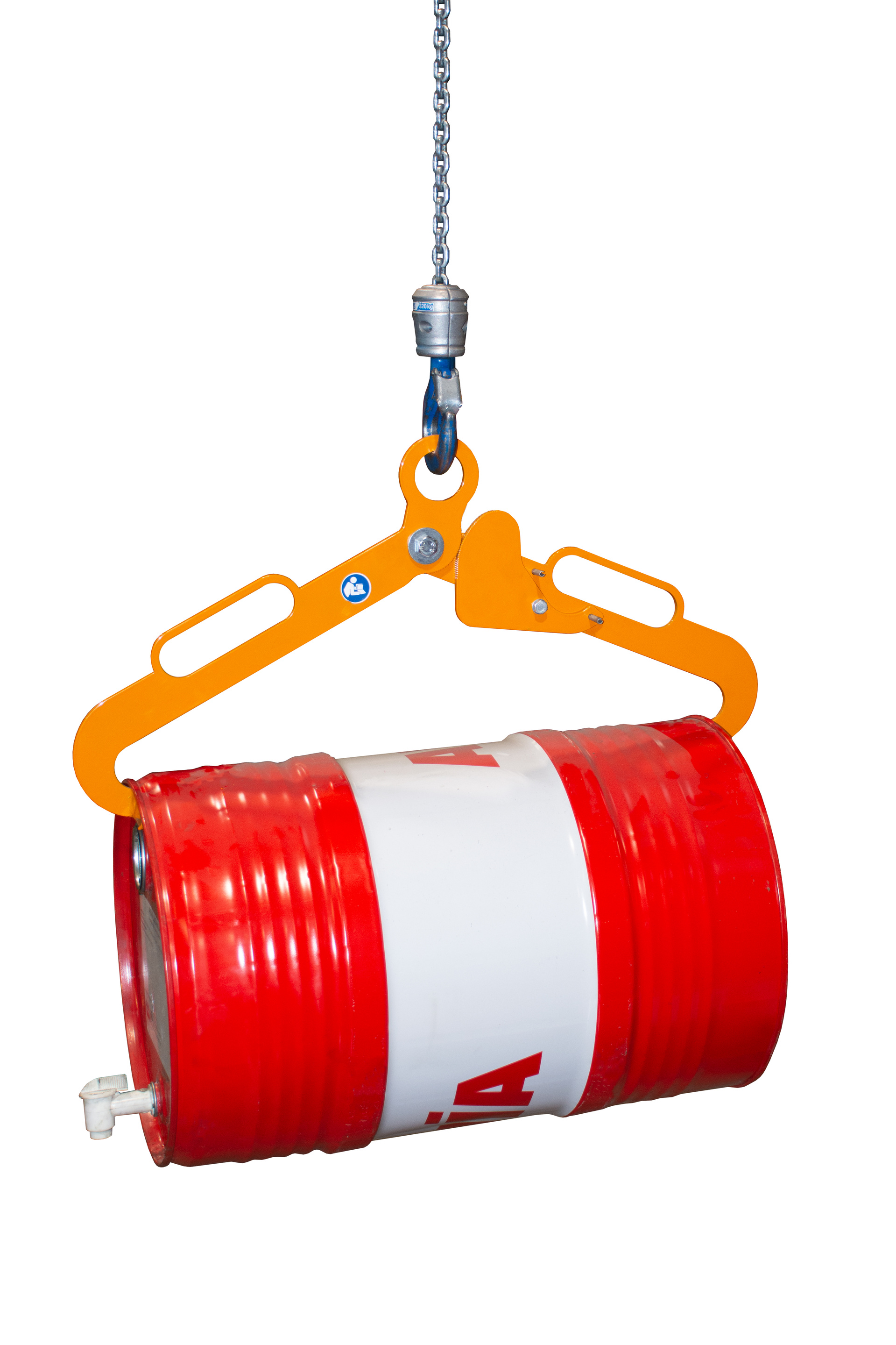 Scherengreifer Typ LG RAL 2000 Gelborange