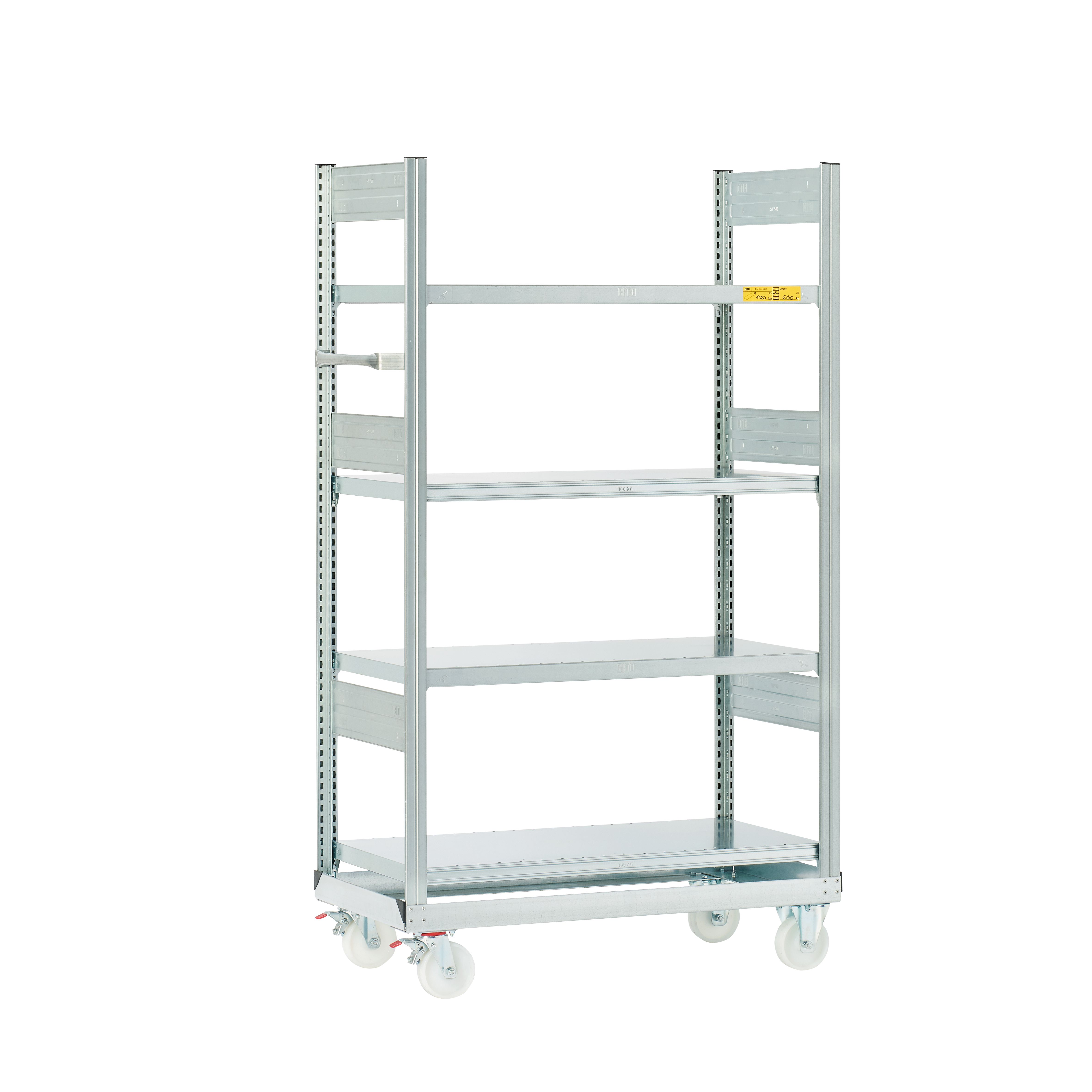 Regalwagen - mit Fachböden