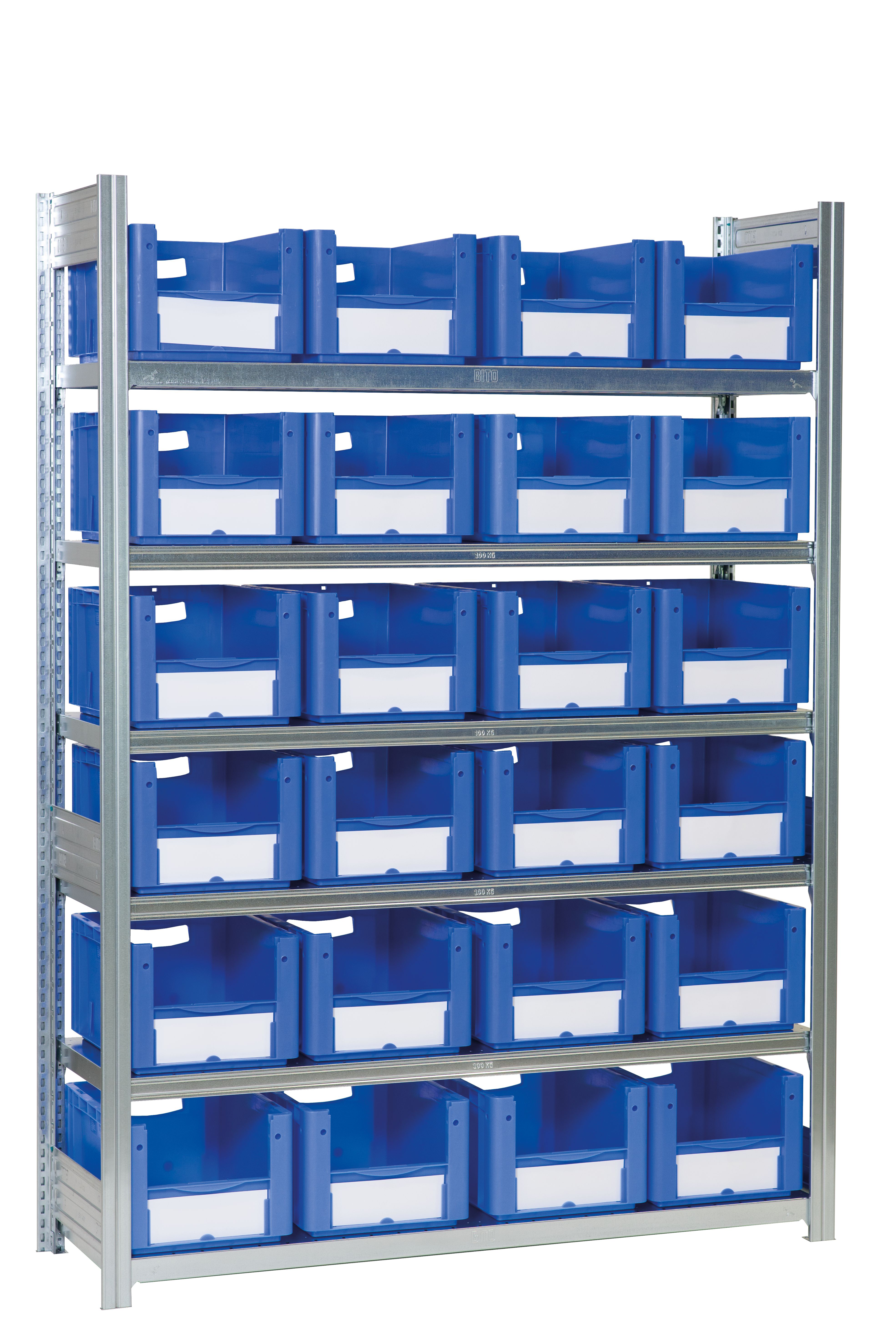 Behälterregale XL - glanzverzinkte Ausführung