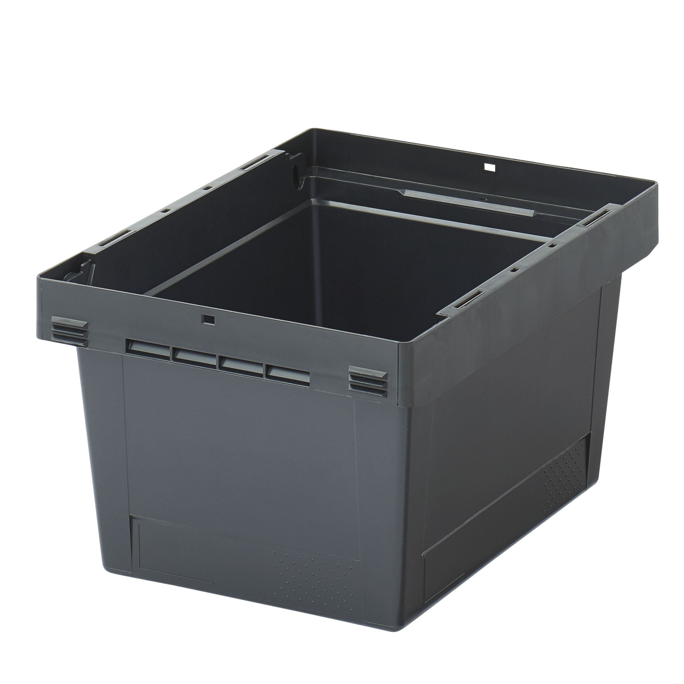 Mehrwegbehälter MB Eco MB64321Eco - aus Recyclingmaterial, Standardausführung, ohne Bügel, ohne Deckel