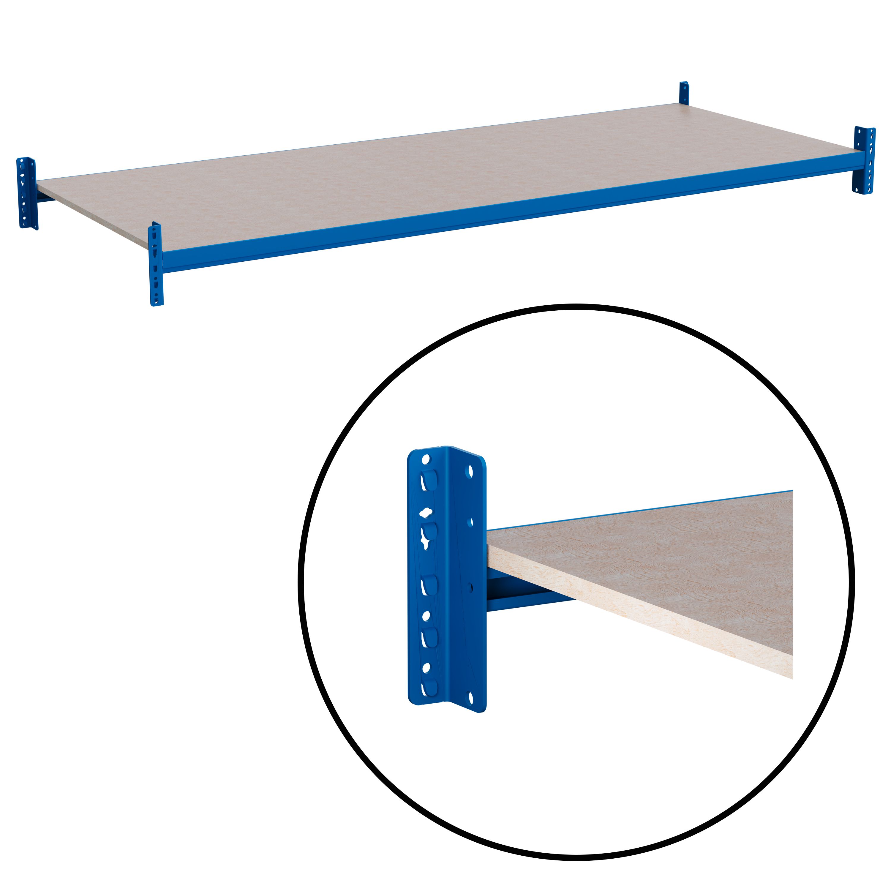 Komplette Fachebenen - mit Spanplattenböden