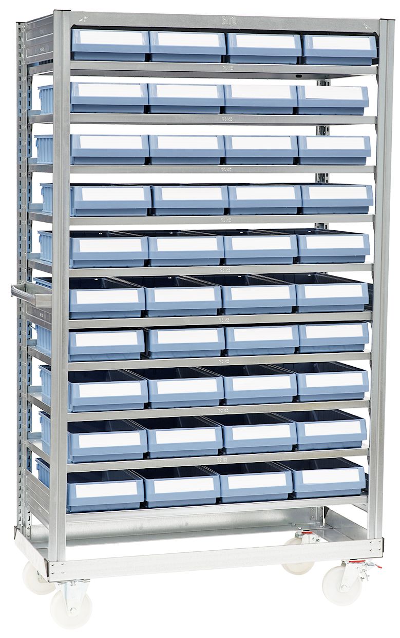 Regalwagen - mit RK-Kästen