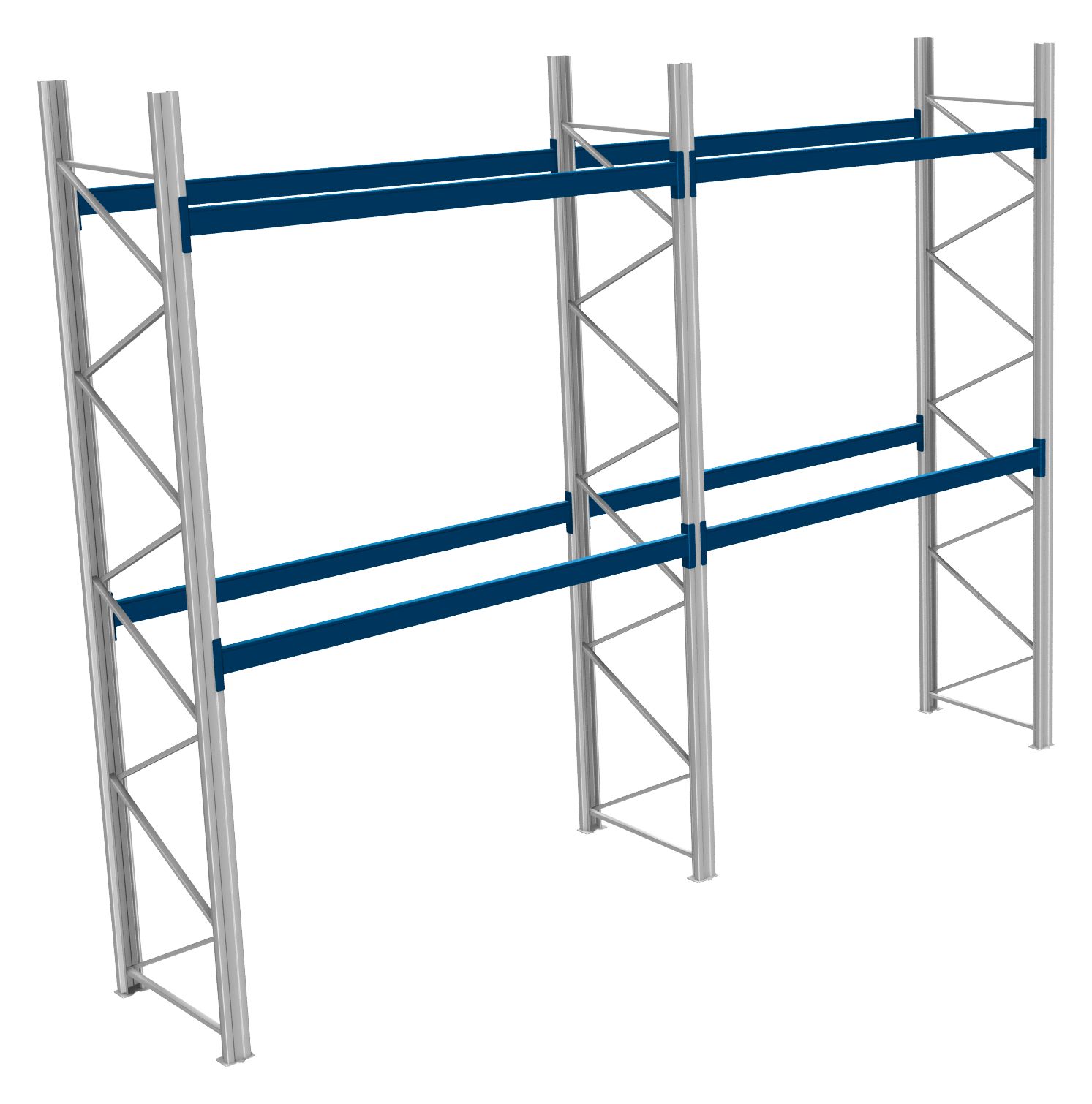 Palettenregale - 600 kg Palettengewicht, Feldbreite 2700 mm