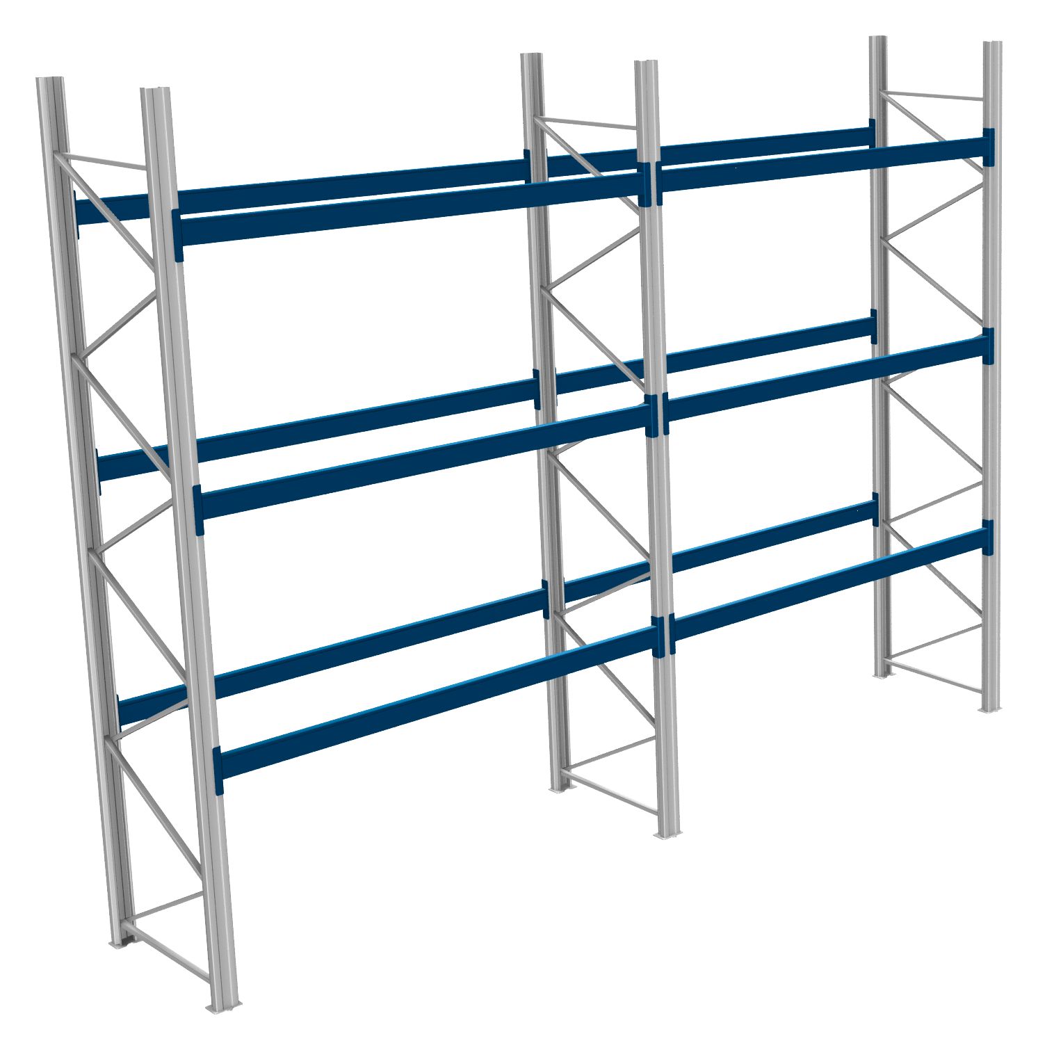 Palettenregale - 600 kg Palettengewicht, Feldbreite 2700 mm