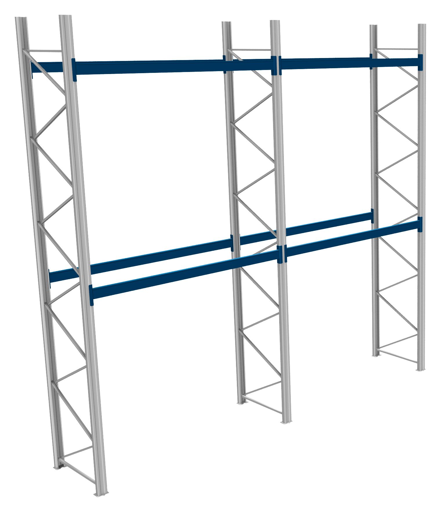 Palettenregale - 600 kg Palettengewicht, Feldbreite 2700 mm