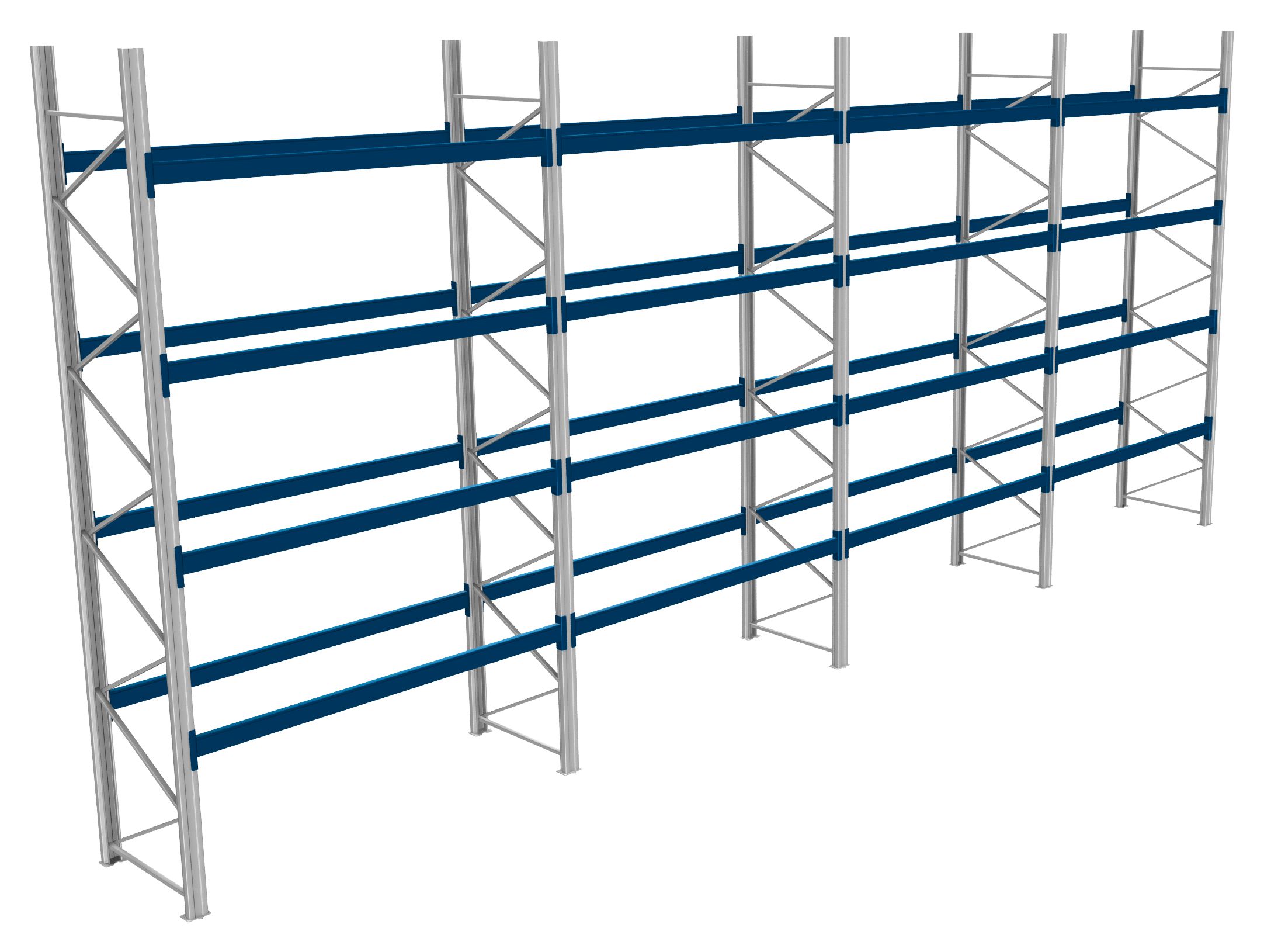 Palettenregale - 800 kg Palettengewicht, Feldbreite 2700 mm