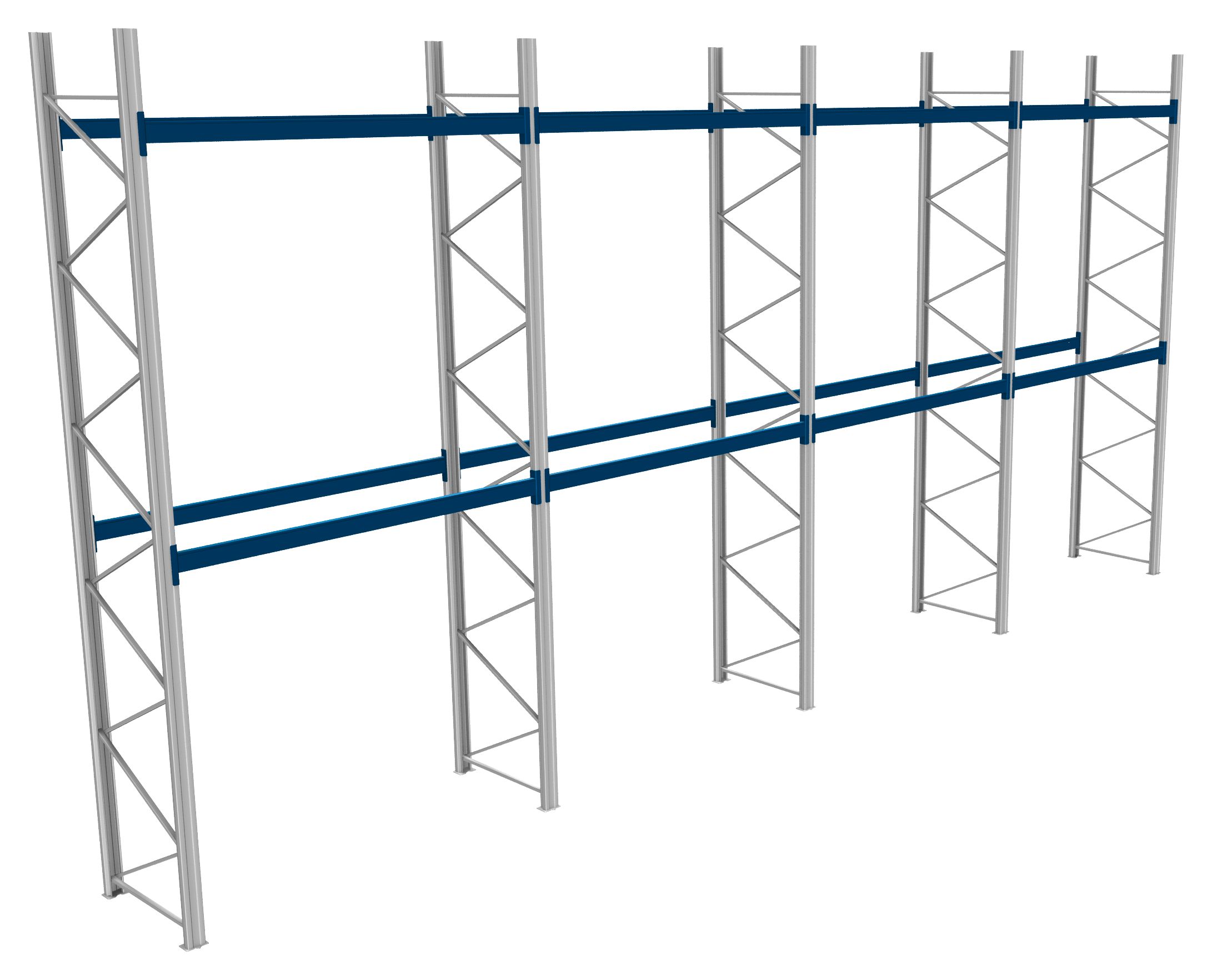 Palettenregale - 800 kg Palettengewicht, Feldbreite 2700 mm