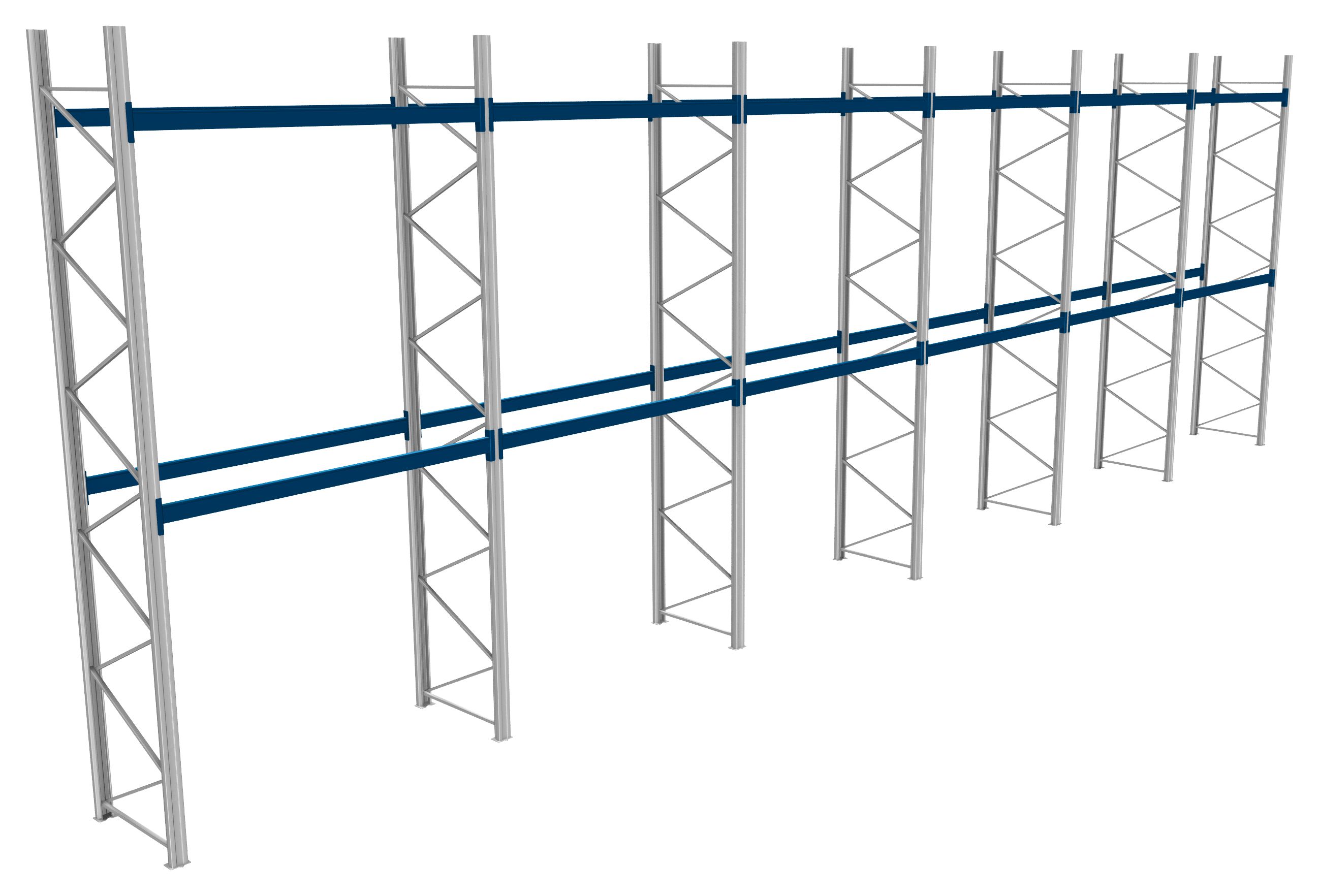 Palettenregale - 800 kg Palettengewicht, Feldbreite 2700 mm