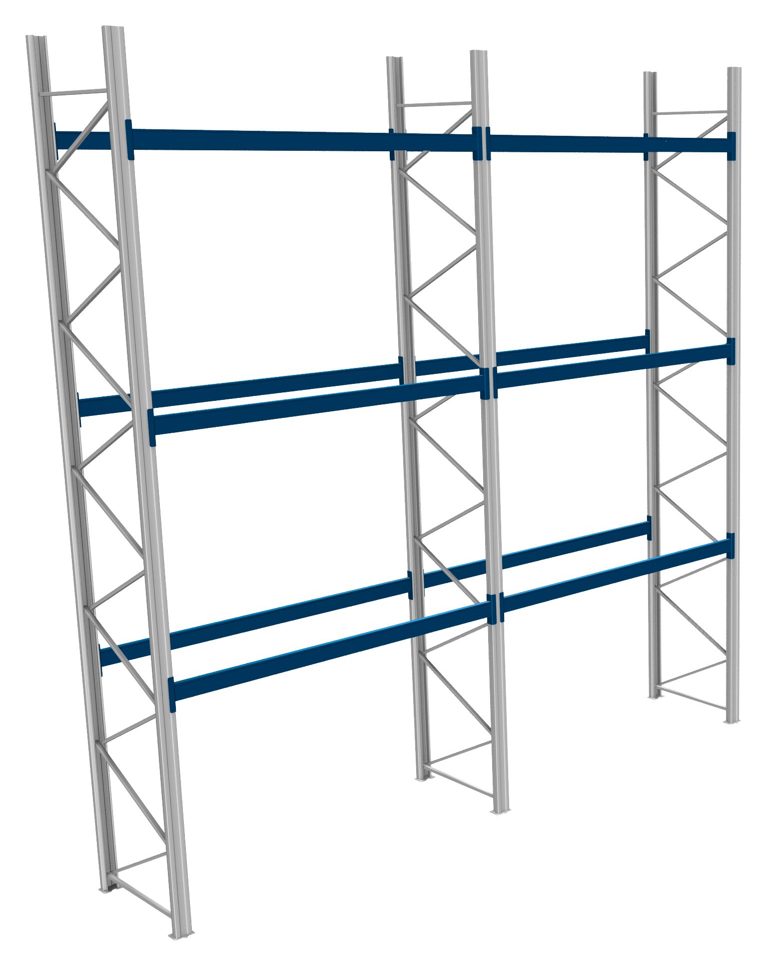 Palettenregale - 800 kg Palettengewicht, Feldbreite 2700 mm