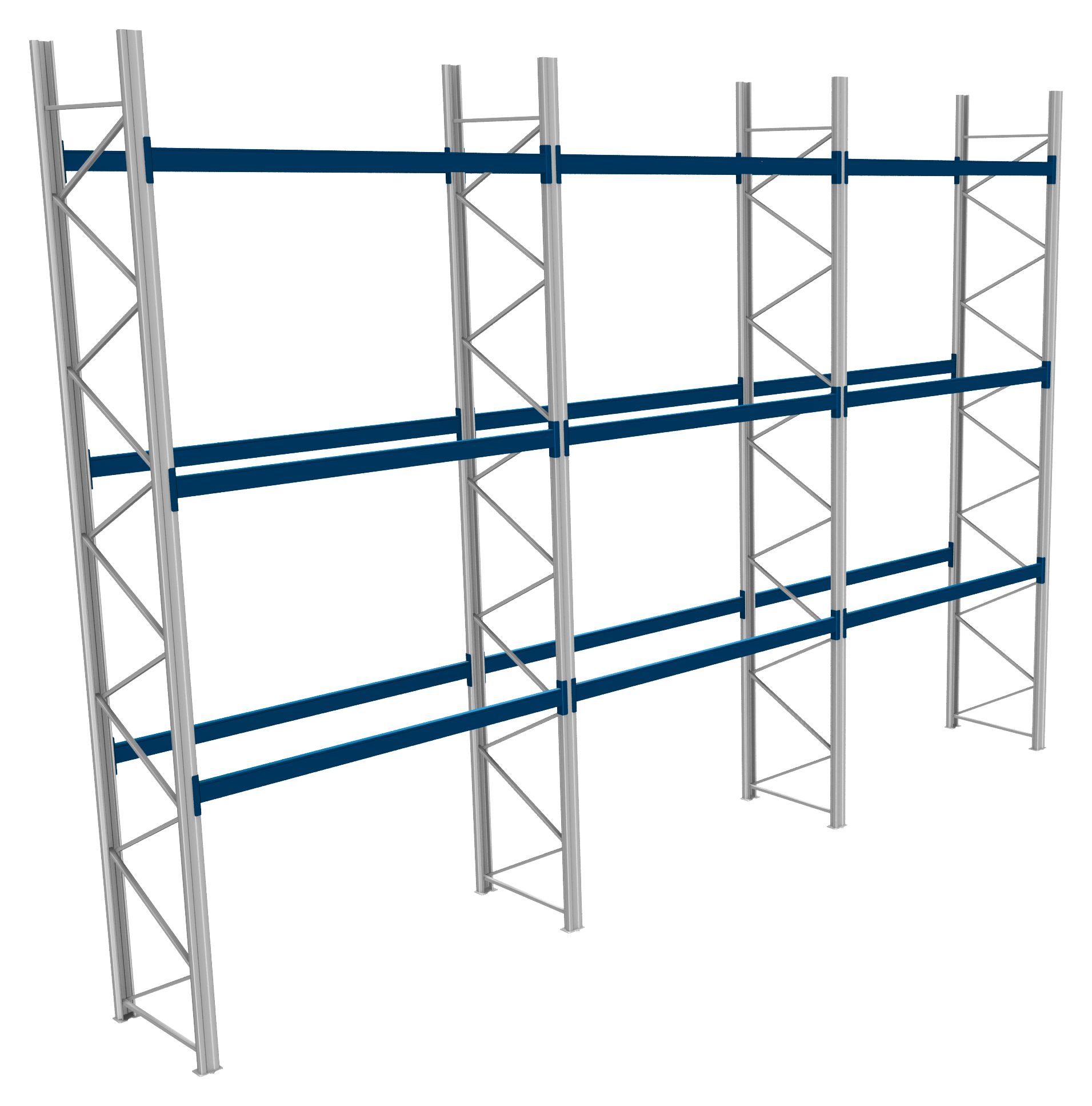 Palettenregale - 800 kg Palettengewicht, Feldbreite 2700 mm