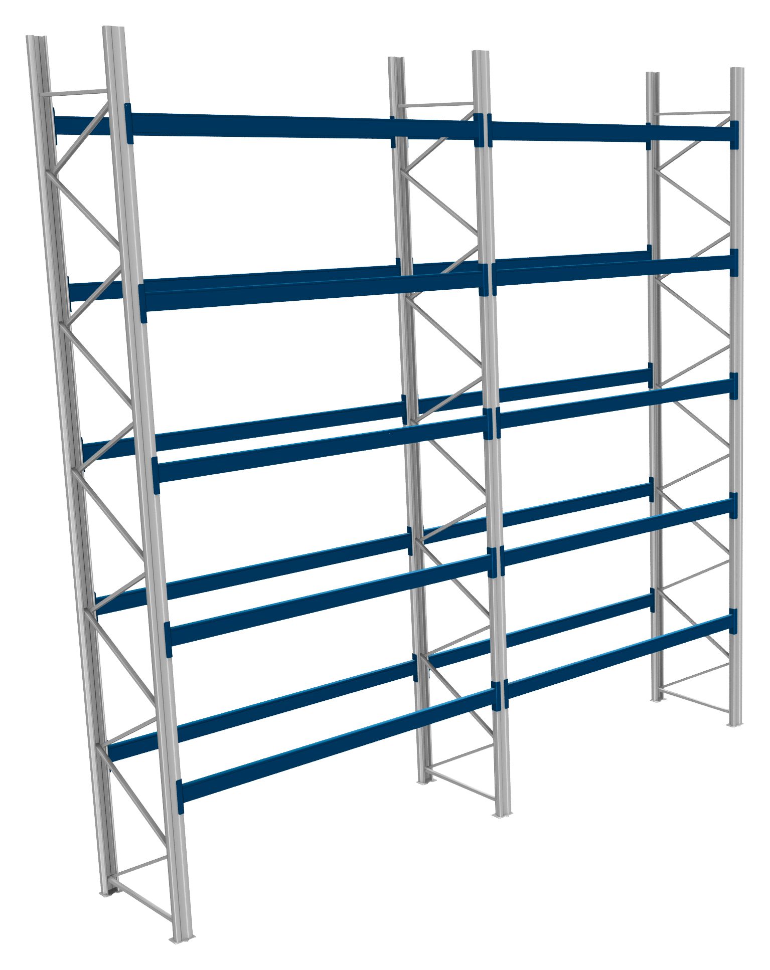 Palettenregale - 800 kg Palettengewicht, Feldbreite 2700 mm