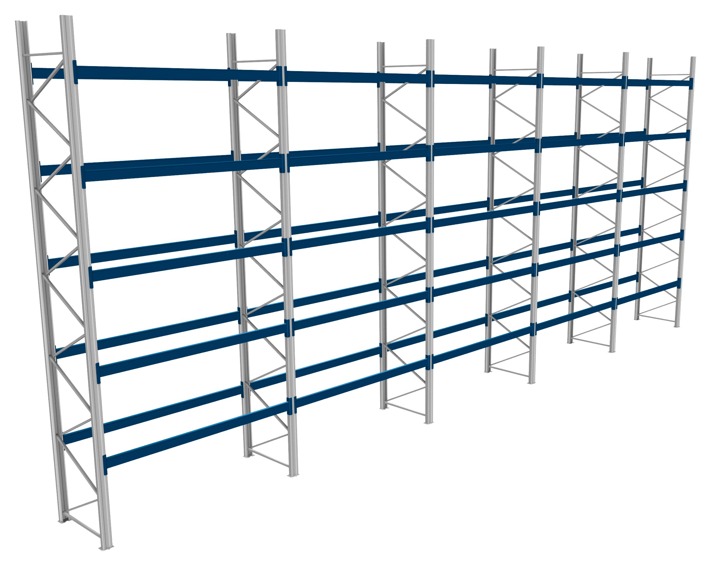 Palettenregale - 800 kg Palettengewicht, Feldbreite 2700 mm
