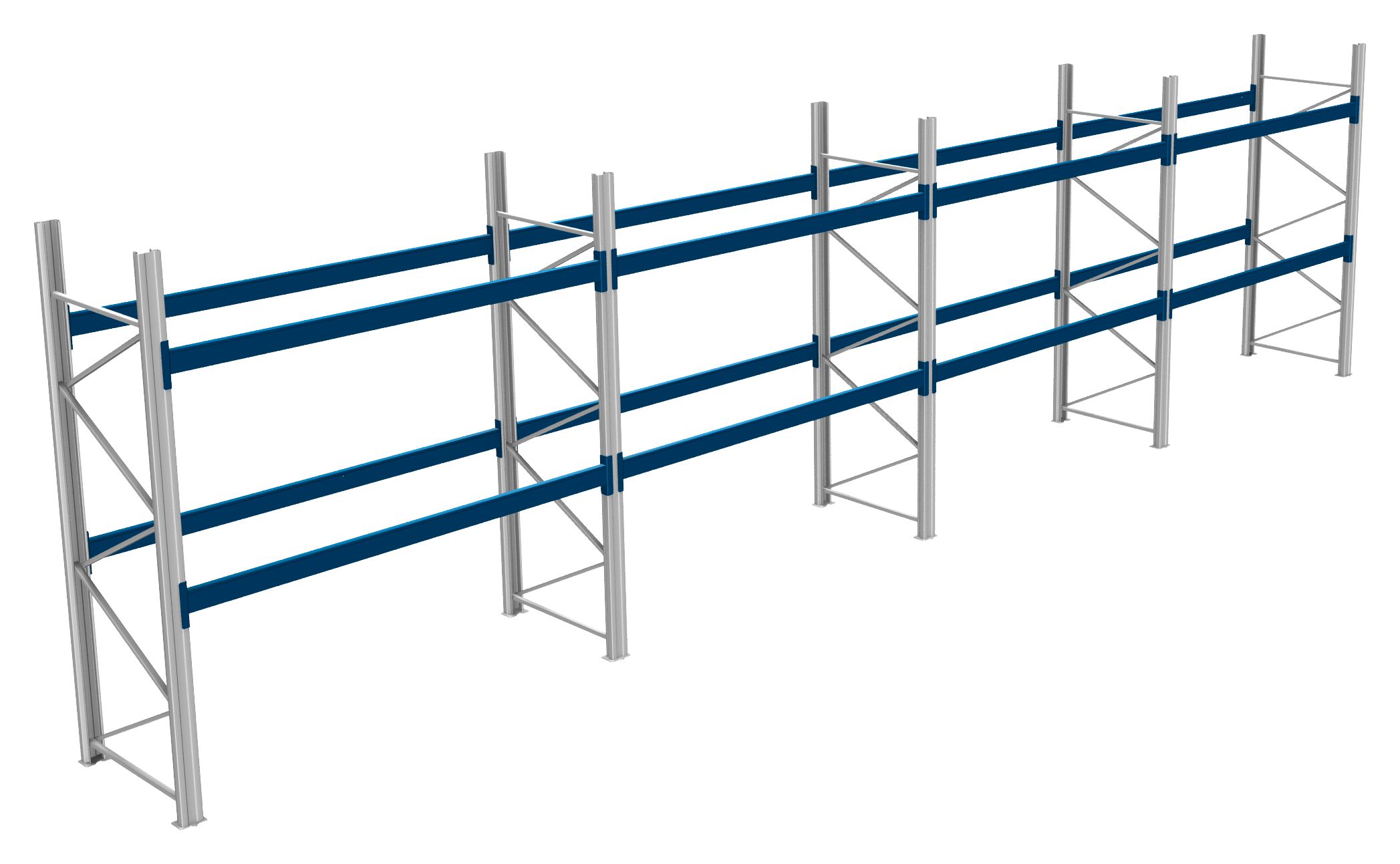 Palettenregale - 1000 kg Palettengewicht, Feldbreite 2700 mm
