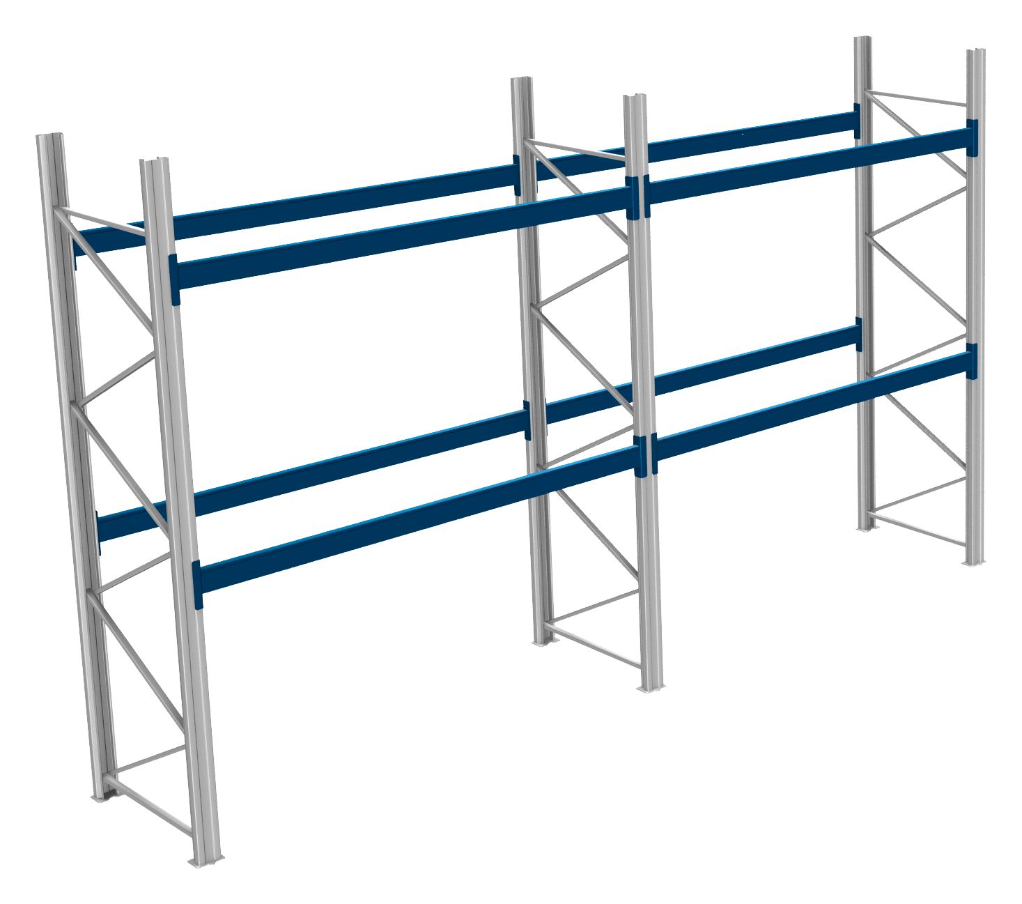 Palettenregale - 1000 kg Palettengewicht, Feldbreite 2700 mm