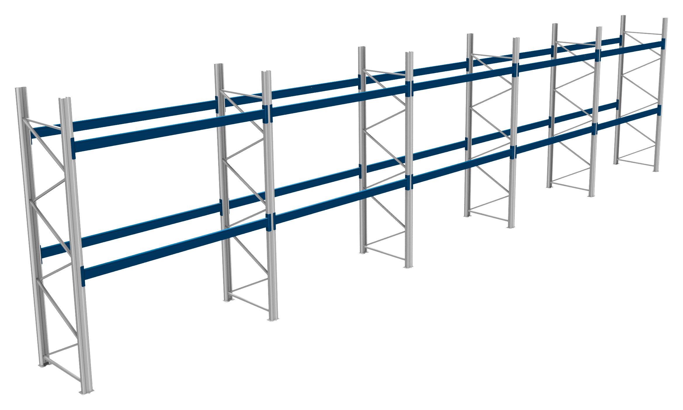 Palettenregale - 1000 kg Palettengewicht, Feldbreite 2700 mm