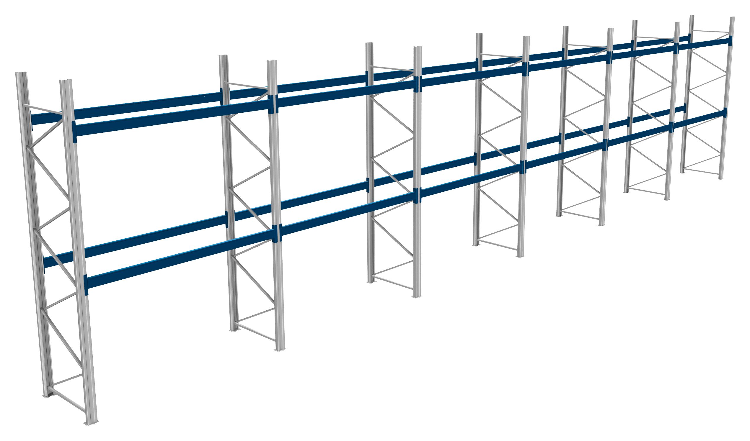 Palettenregale - 1000 kg Palettengewicht, Feldbreite 2700 mm