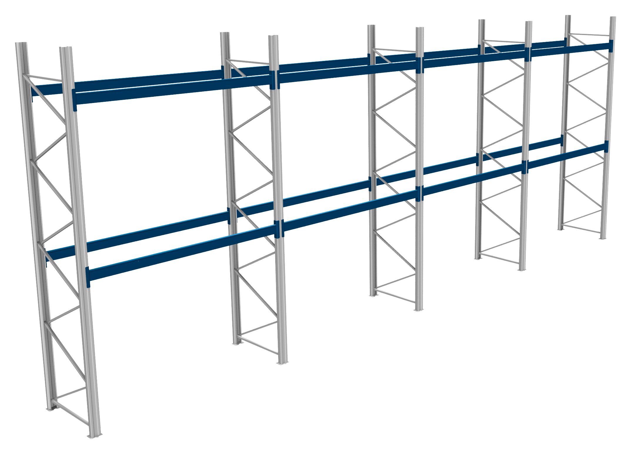 Palettenregale - 1000 kg Palettengewicht, Feldbreite 2700 mm