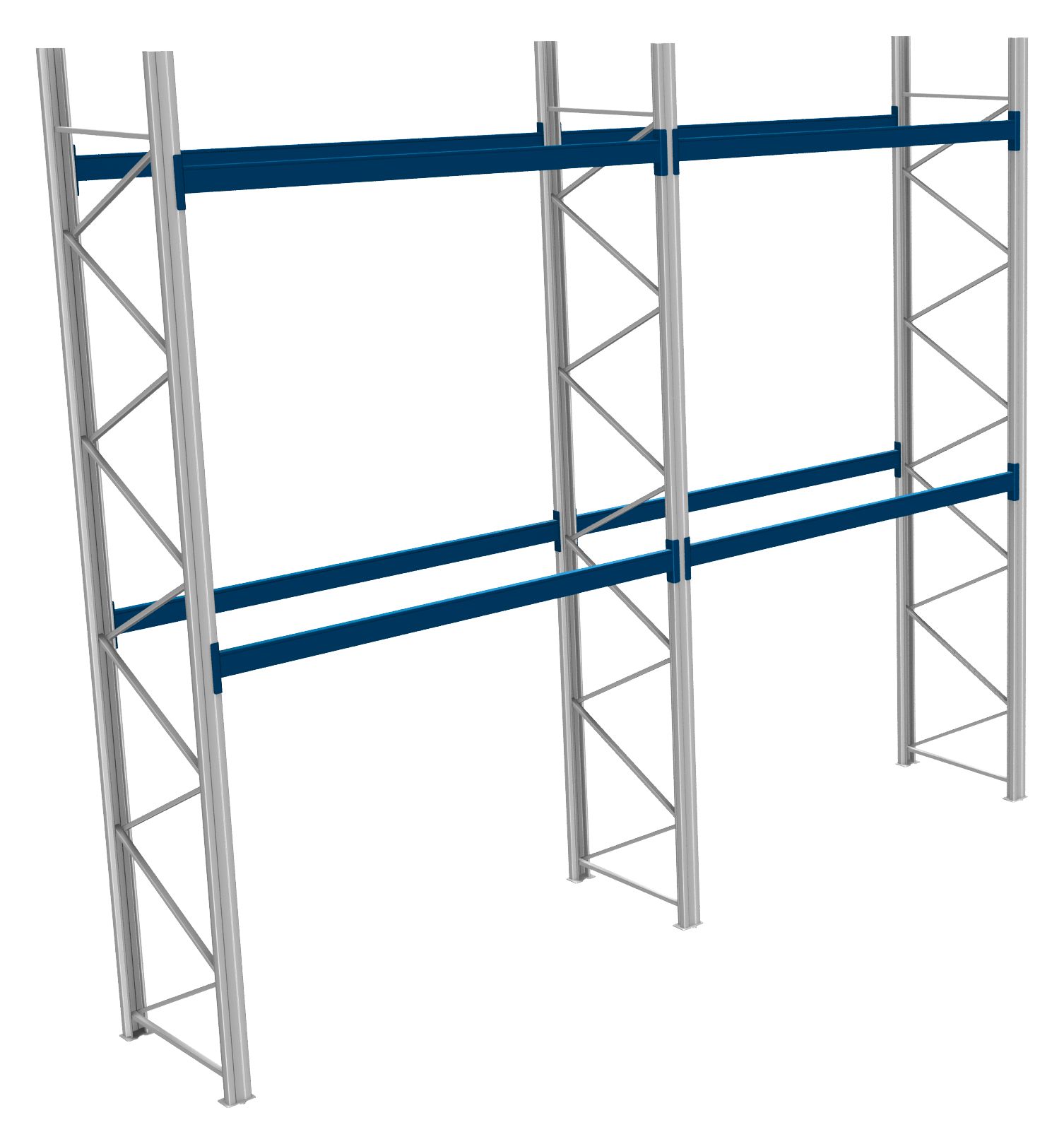 Palettenregale - 1000 kg Palettengewicht, Feldbreite 2700 mm