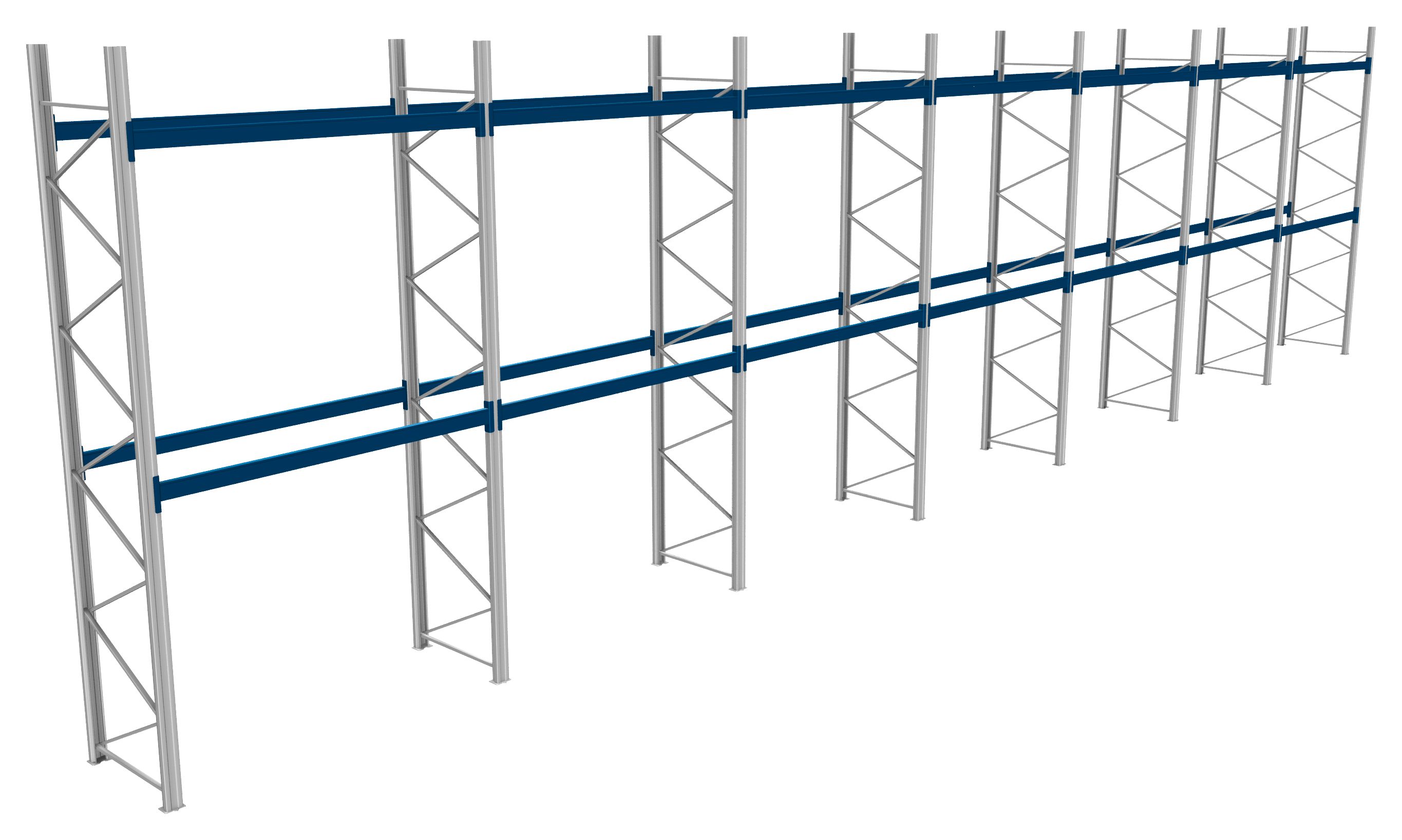 Palettenregale - 1000 kg Palettengewicht, Feldbreite 2700 mm