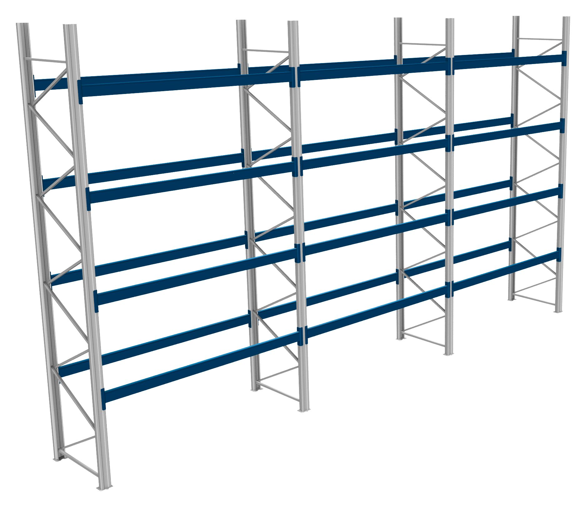 Palettenregale - 1000 kg Palettengewicht, Feldbreite 2700 mm