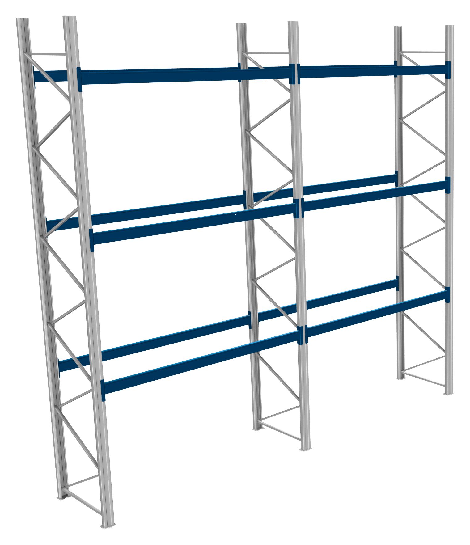 Palettenregale - 1000 kg Palettengewicht, Feldbreite 2700 mm