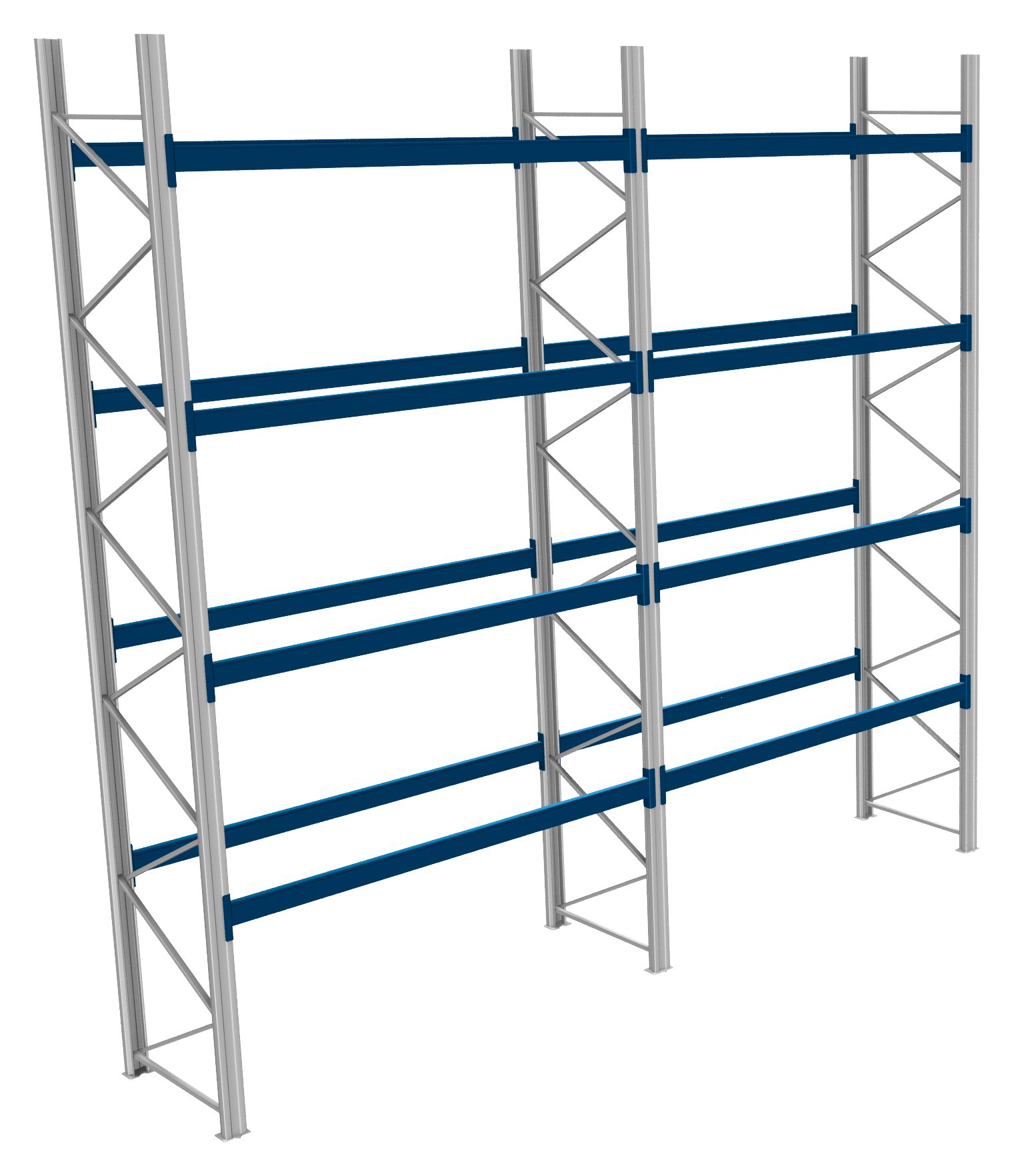 Palettenregale - 1000 kg Palettengewicht, Feldbreite 2700 mm