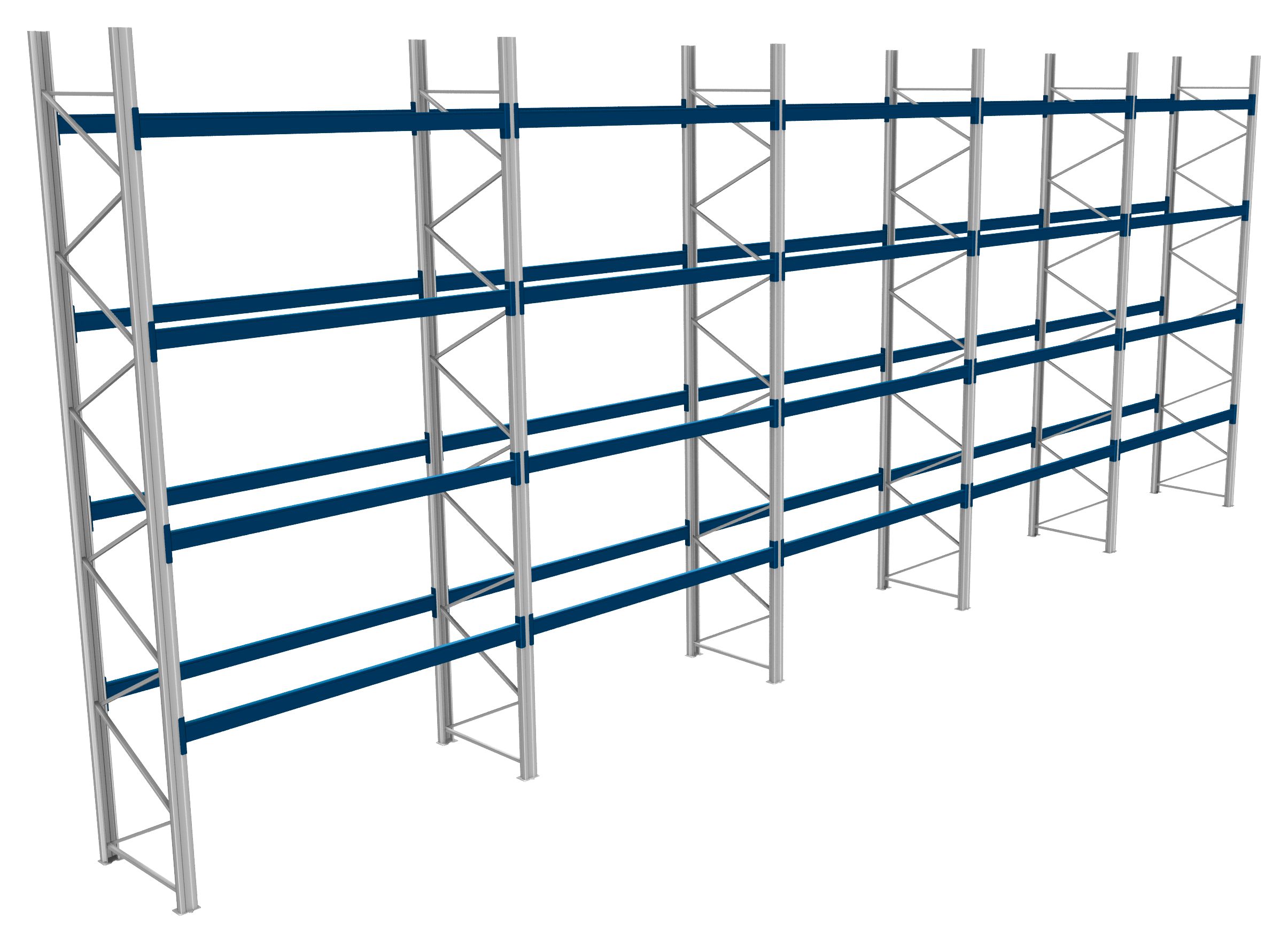 Palettenregale - 1000 kg Palettengewicht, Feldbreite 2700 mm
