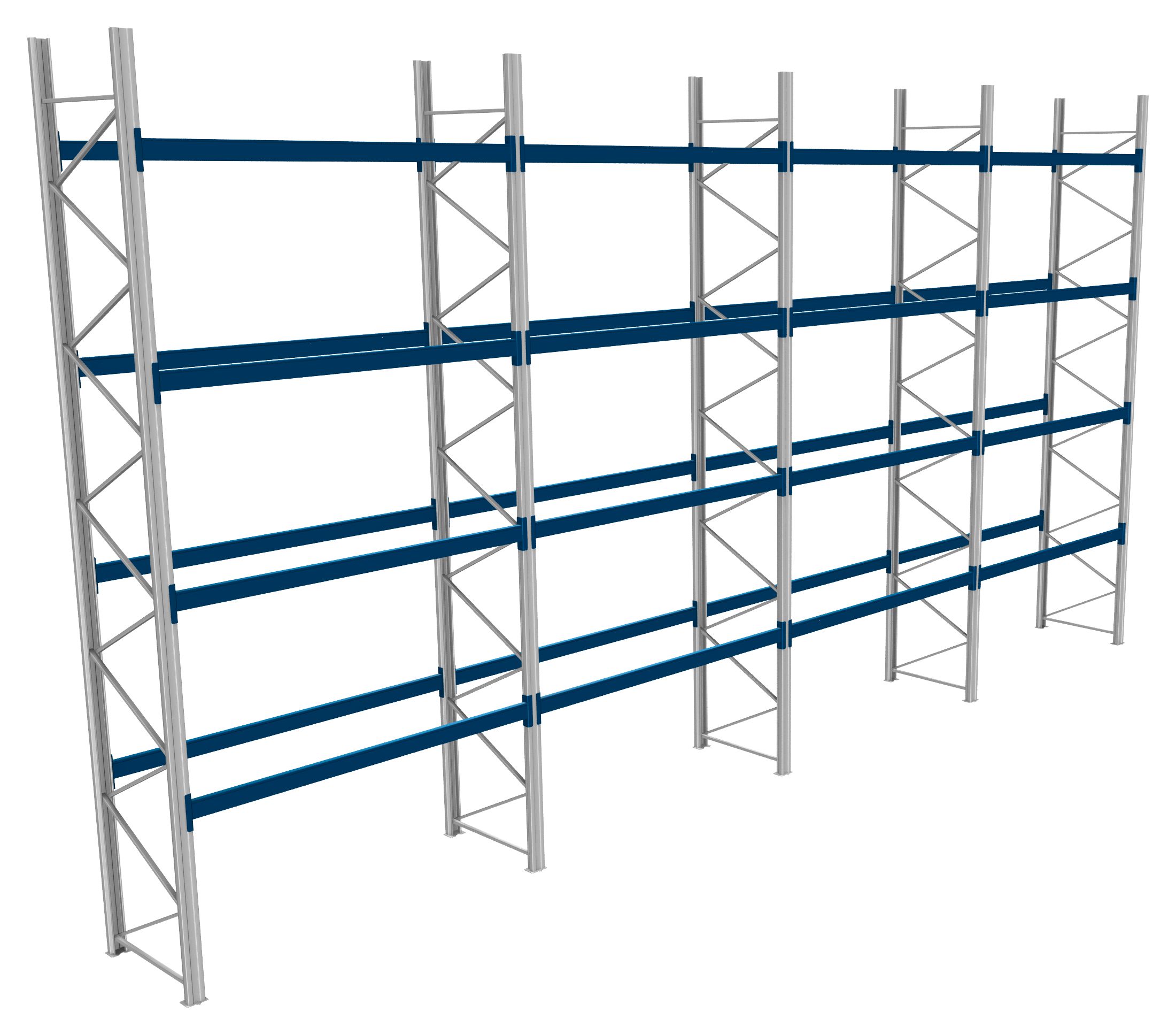 Palettenregale - 1000 kg Palettengewicht, Feldbreite 2700 mm