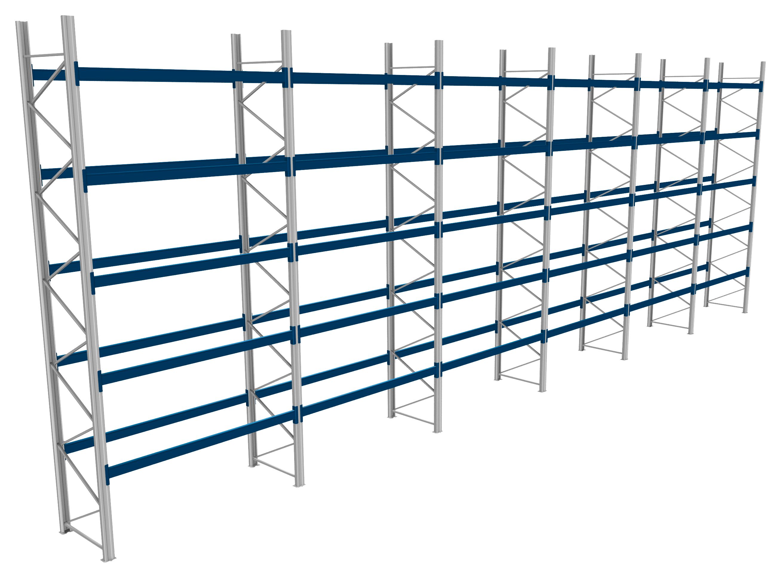Palettenregale - 1000 kg Palettengewicht, Feldbreite 2700 mm