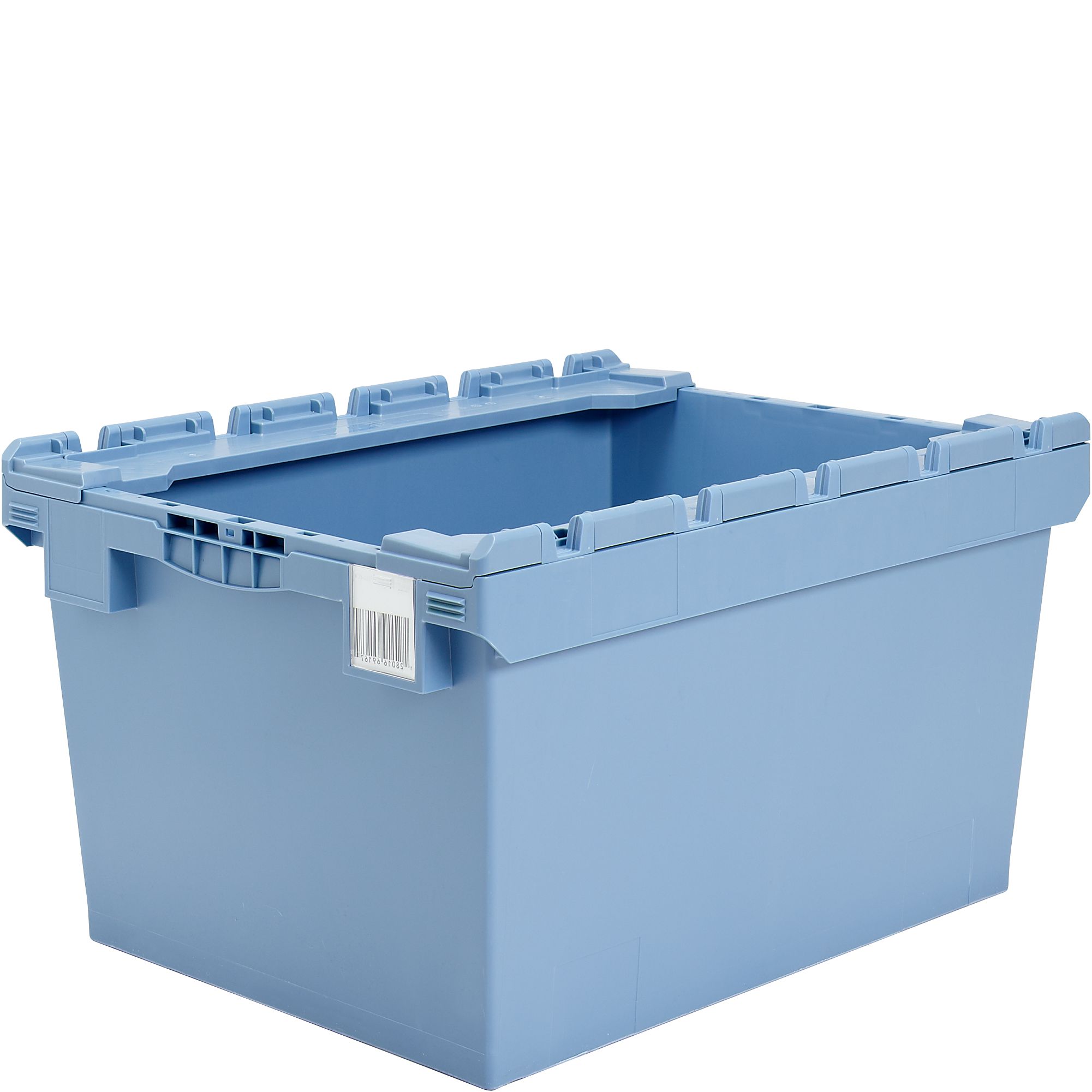 Mehrwegbehälter MB MBB86421 - mit anscharnierten Stapelleisten