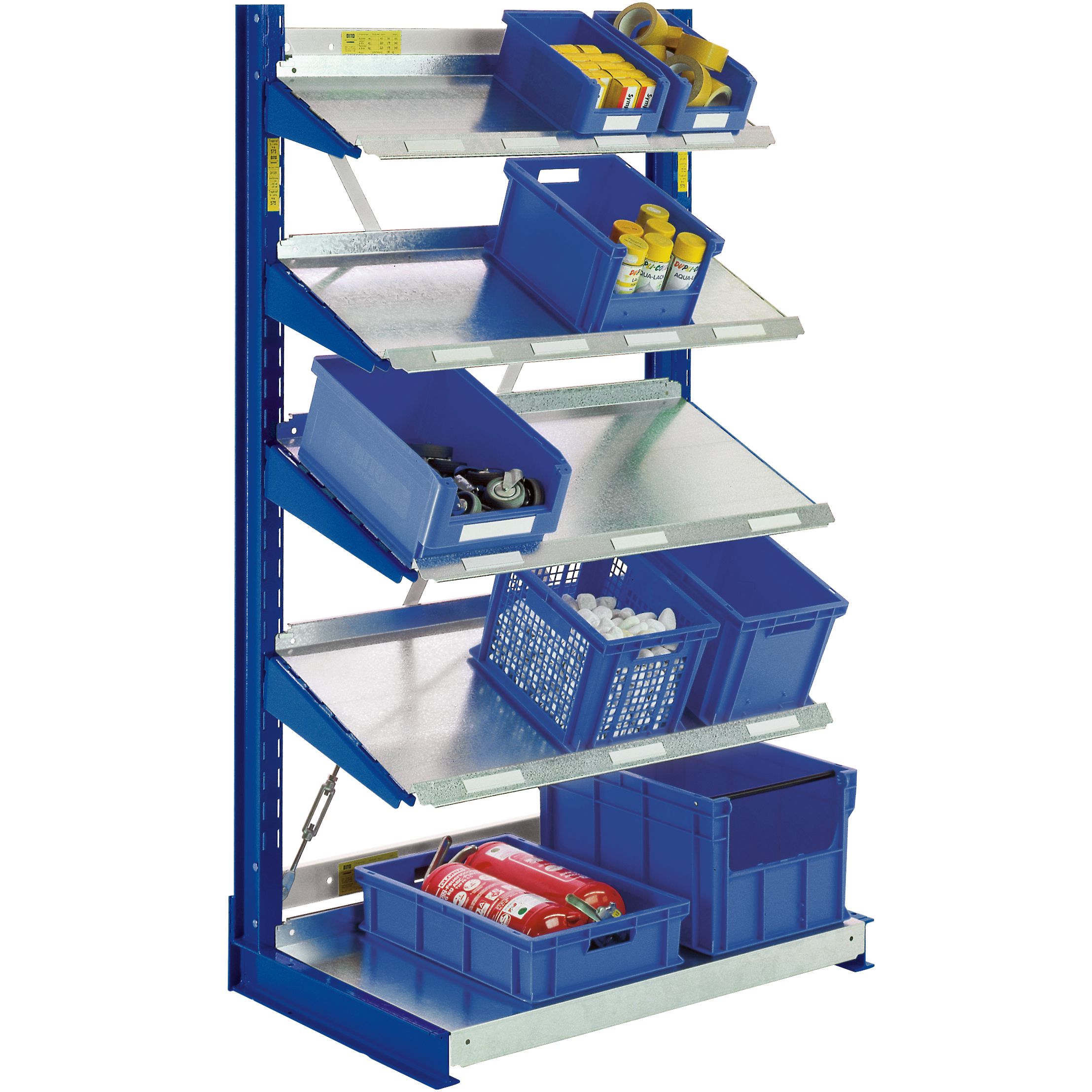 Kragarmregale Typ L - einseitige Nutzung