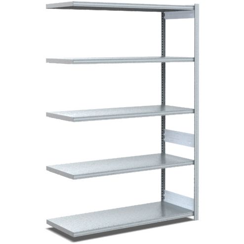 Fachbodenregale Typ EL - Fachlast 100 kg - glanzverzinkte Ausführung