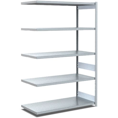 Fachbodenregale Typ EL - Fachlast 100 kg - glanzverzinkte Ausführung