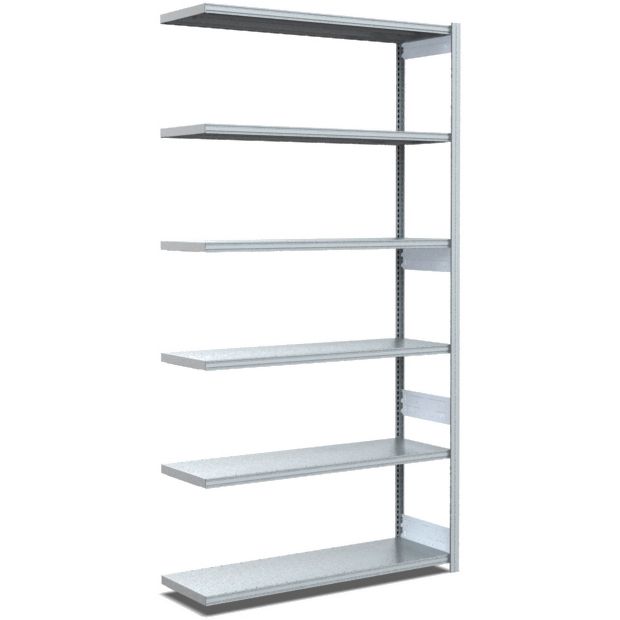 Fachbodenregale Typ EL - Fachlast 100 kg - glanzverzinkte Ausführung