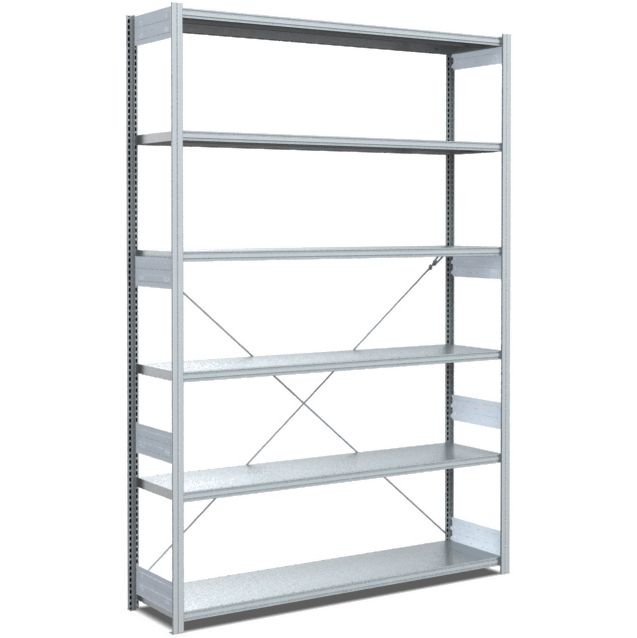 Fachbodenregale Typ EL - Fachlast 100 kg - glanzverzinkte Ausführung