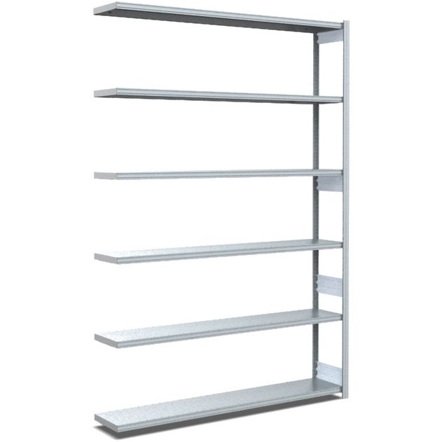 Fachbodenregale Typ EL - Fachlast 100 kg - glanzverzinkte Ausführung