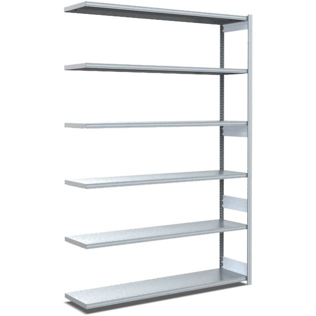 Fachbodenregale Typ EL - Fachlast 100 kg - glanzverzinkte Ausführung