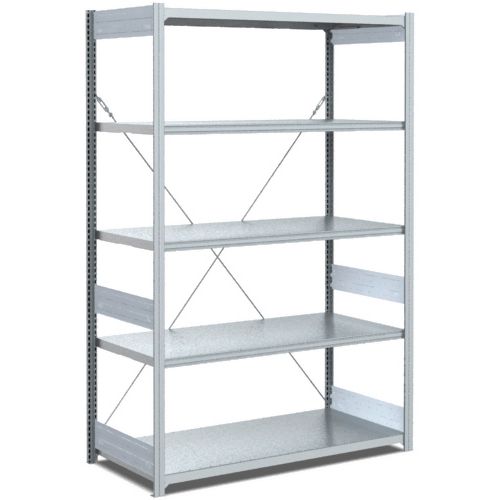 Fachbodenregale Typ M - Fachlast 200 kg - glanzverzinkte Ausführung