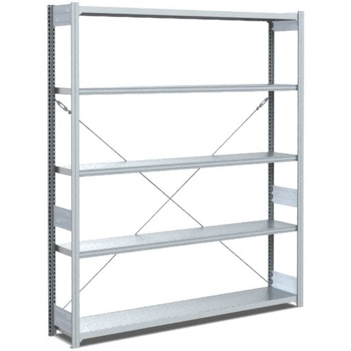 Fachbodenregale Typ M - Fachlast 200 kg - glanzverzinkte Ausführung