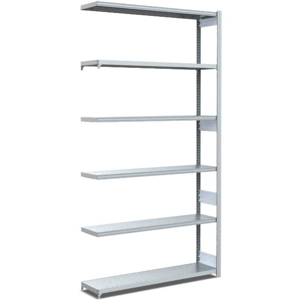 Fachbodenregale Typ M - Fachlast 200 kg - glanzverzinkte Ausführung