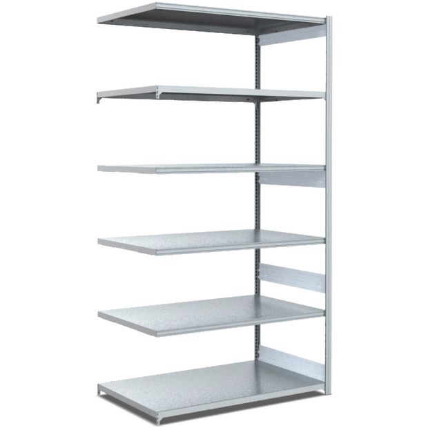 Fachbodenregale Typ M - Fachlast 200 kg - glanzverzinkte Ausführung